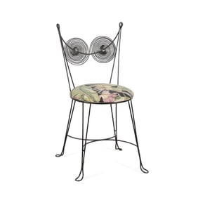 Tony Paul MCM Spiral Back "Owl" Dining Chair