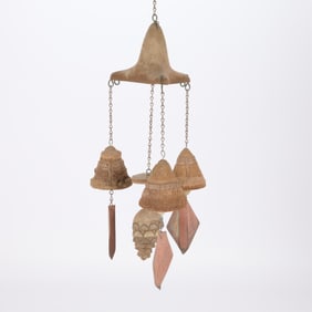 Paolo Soleri Tripod Ceramic & Metal Wind Chime