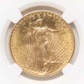 1924 $20 Gold Saint-Gaudens Coin NGC MS64