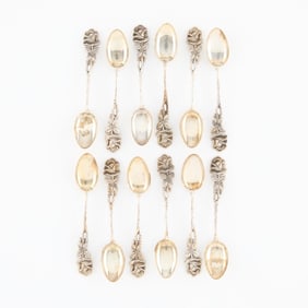 Fritz Spieker 800 Silver Demitasse Spoons