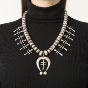 Wilson Begay Squash Blossom Necklace