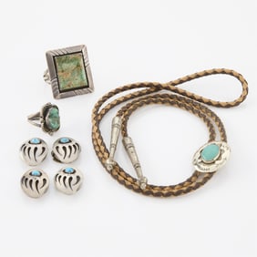 Group 4 Pcs Bell Trading & Other Southwest Jewelry