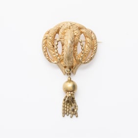 South African 14k Gold Etruscan Lover's Knot