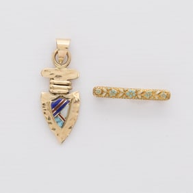 Group 2 Pieces 14k Jewelry