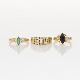 Group 3 Gold Rings