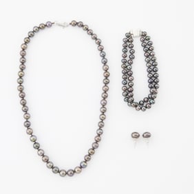 Peacock Pearl Demi-Parure