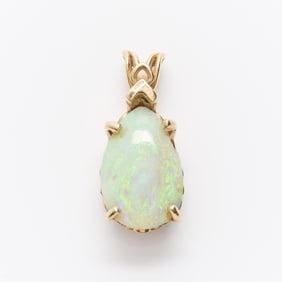 14k Opal Pendant