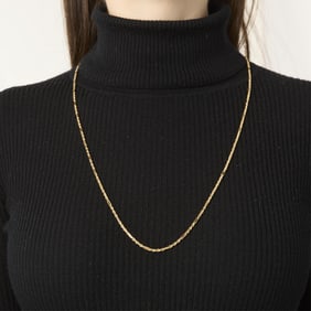 14k Yellow Gold Cento Group Figarope Chain