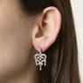 18k White Gold & Diamond Earrings
