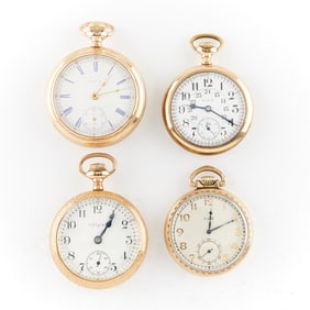 Group 4 Elgin Pocket Watches