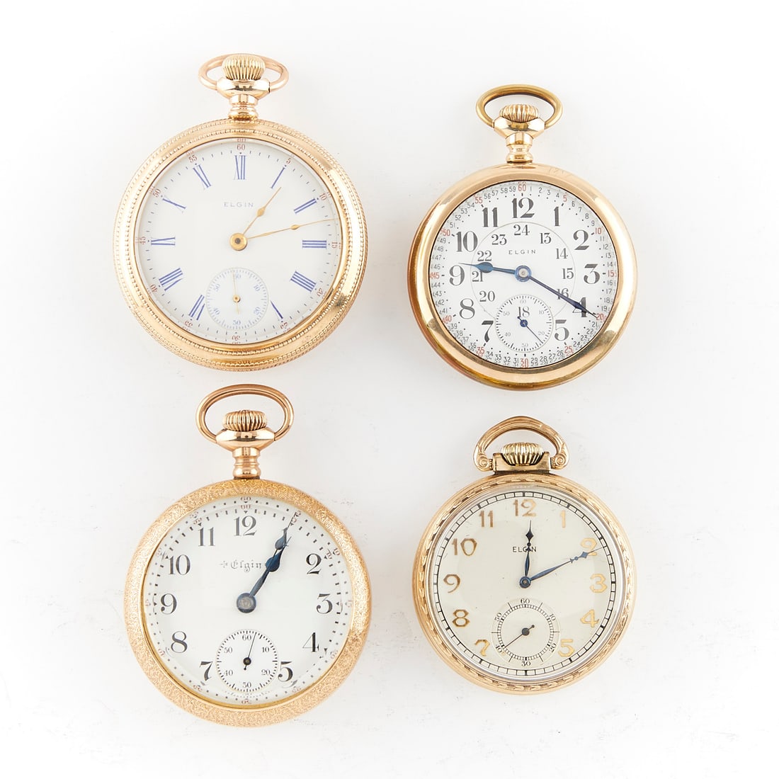Group 4 Elgin Pocket Watches (1 of 14)