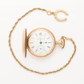 Hampden Gold Filled Pocket Watch
