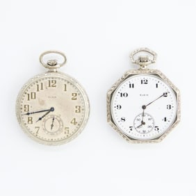 Group 2 Elgin Pocket Watches