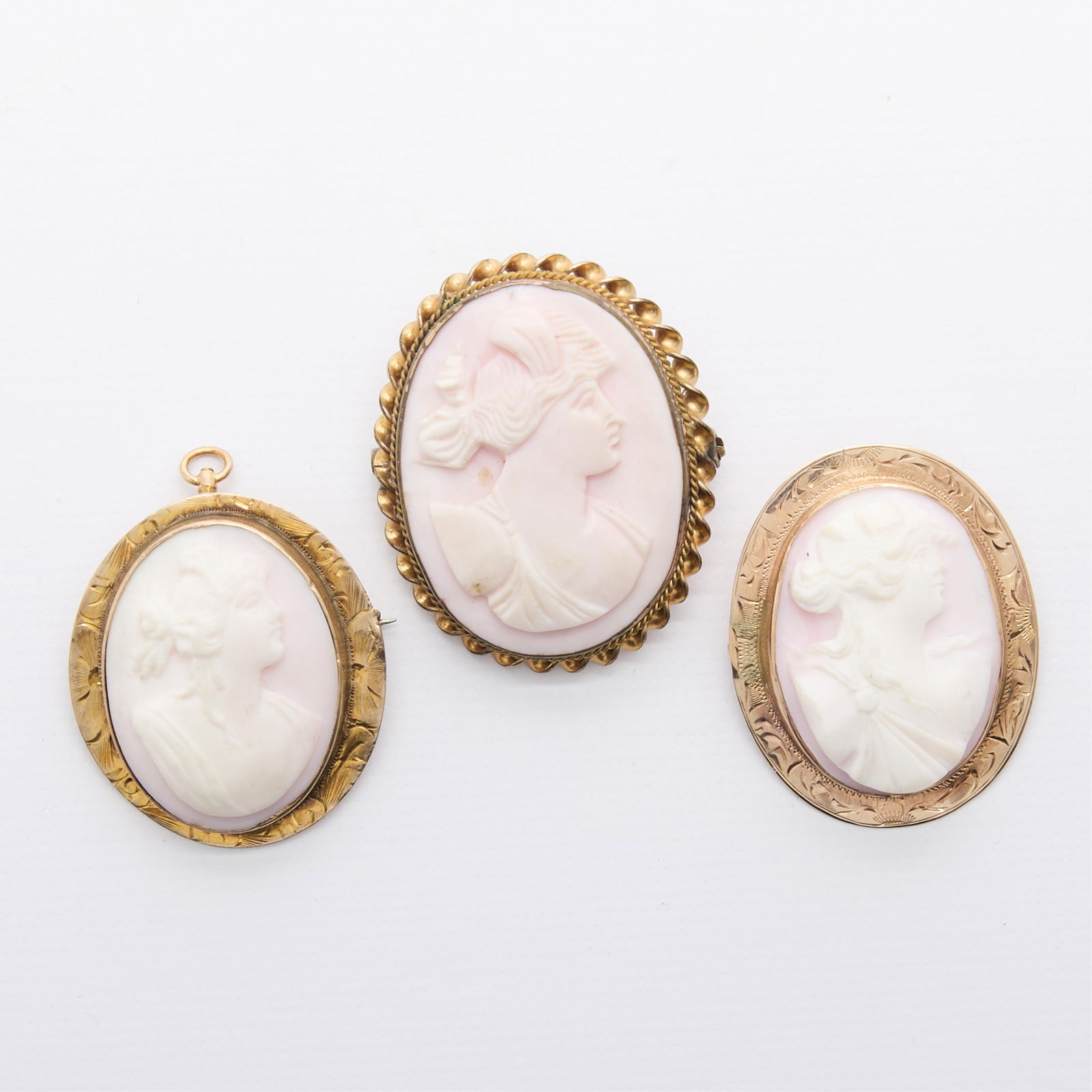 Group 3 Gold & Other Cameos (1 of 2)