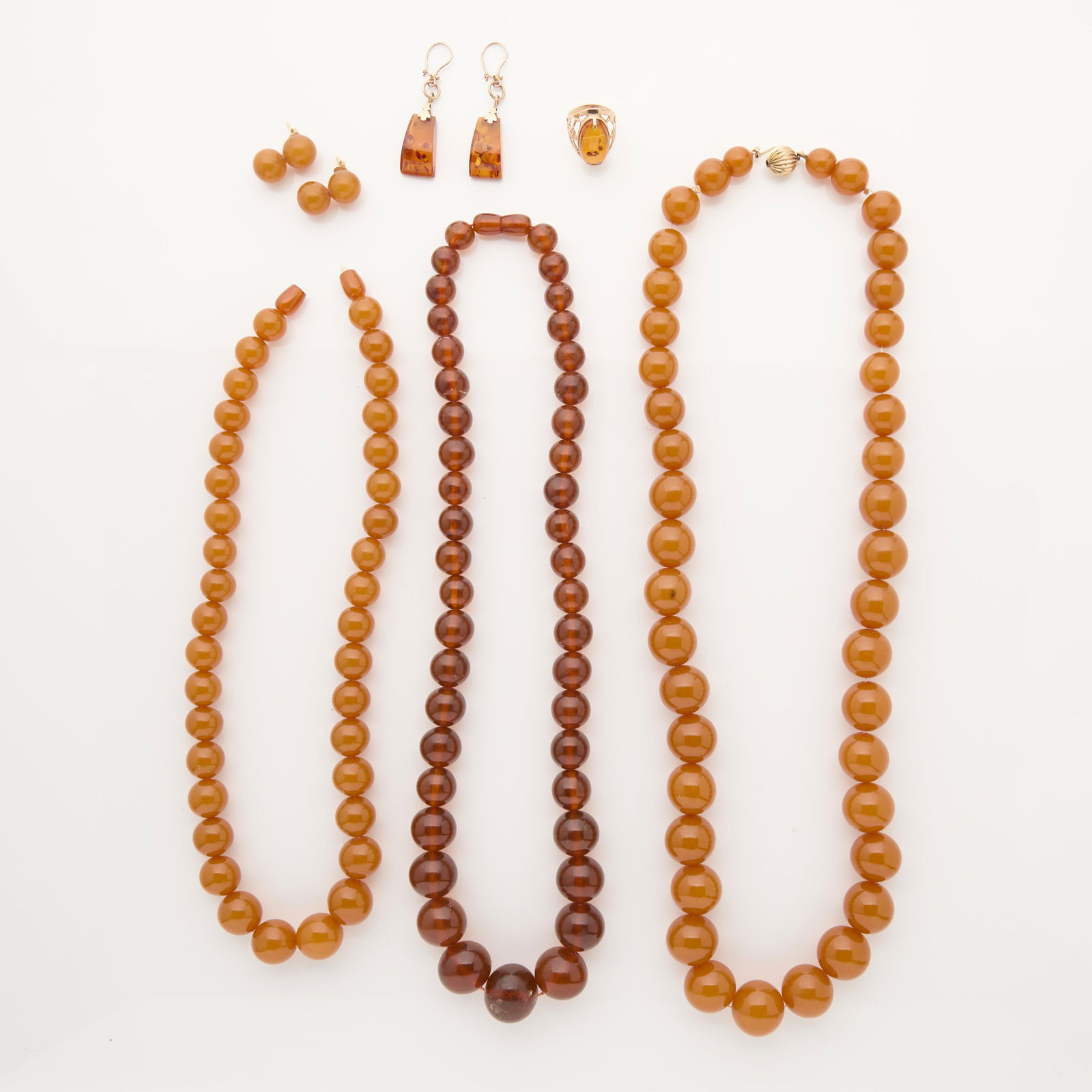 Group Lot Amber Jewelry (1 of 3)