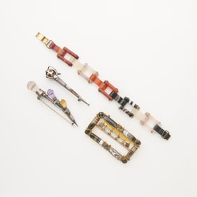 Group 4 Scottish Hardstone Jewelry