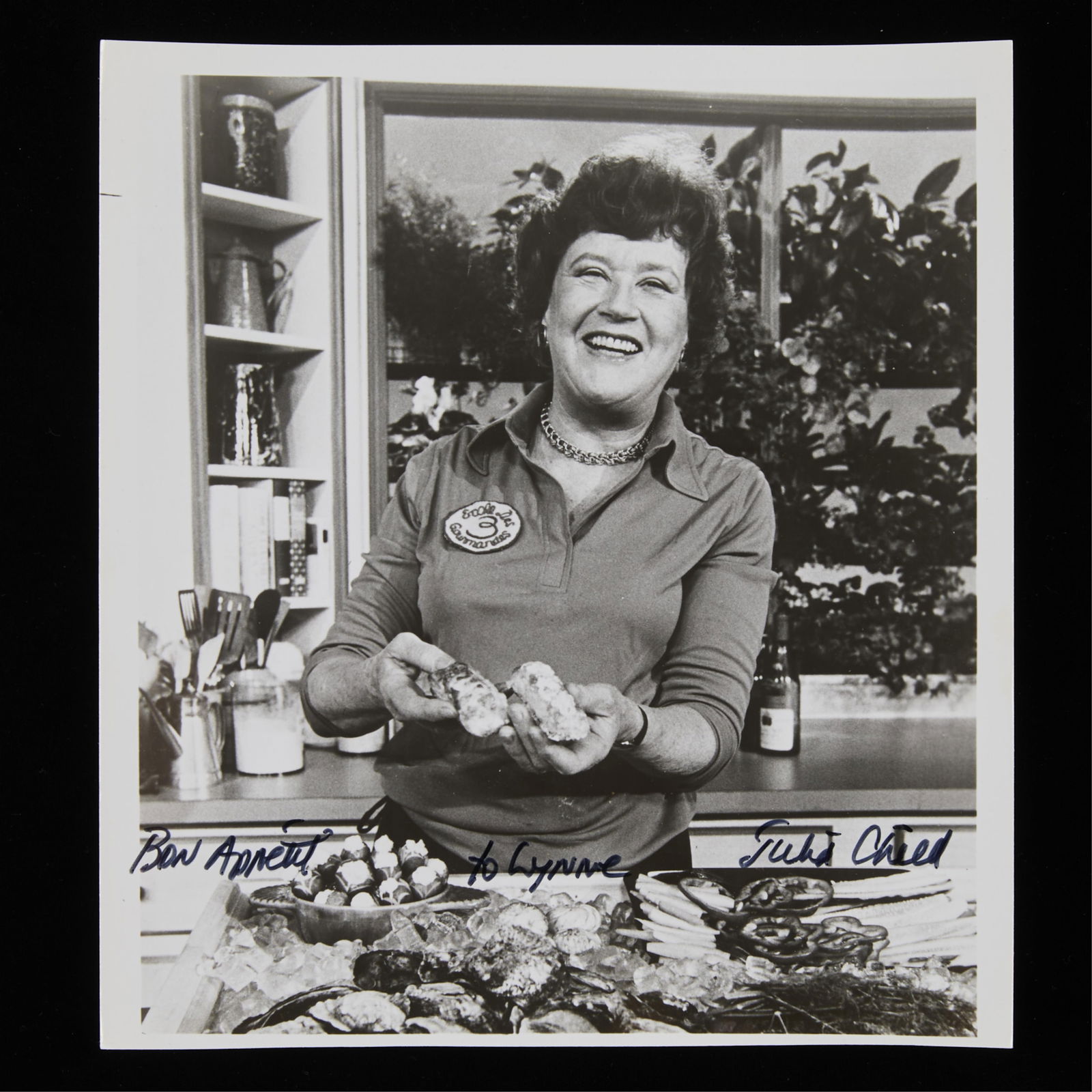 Julia Child Autographed B&W Photograph (1 of 3)