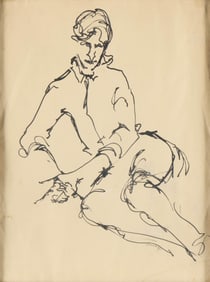 Lynne Rossetto Kasper "Eleanor" Figural Drawing