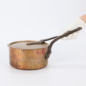 Vtg 8" Copper Saucepan from "The Splendid Table"