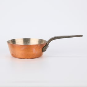 Vintage 8" Splayed Copper Saucepan