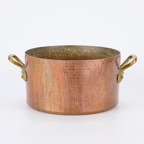 Vintage 12" French Hammered Copper Dutch Oven