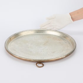15" Round Copper Farinata Baking Tray