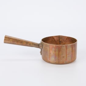 Small 5" Copper Sugar Saucier or Pour Saucepan