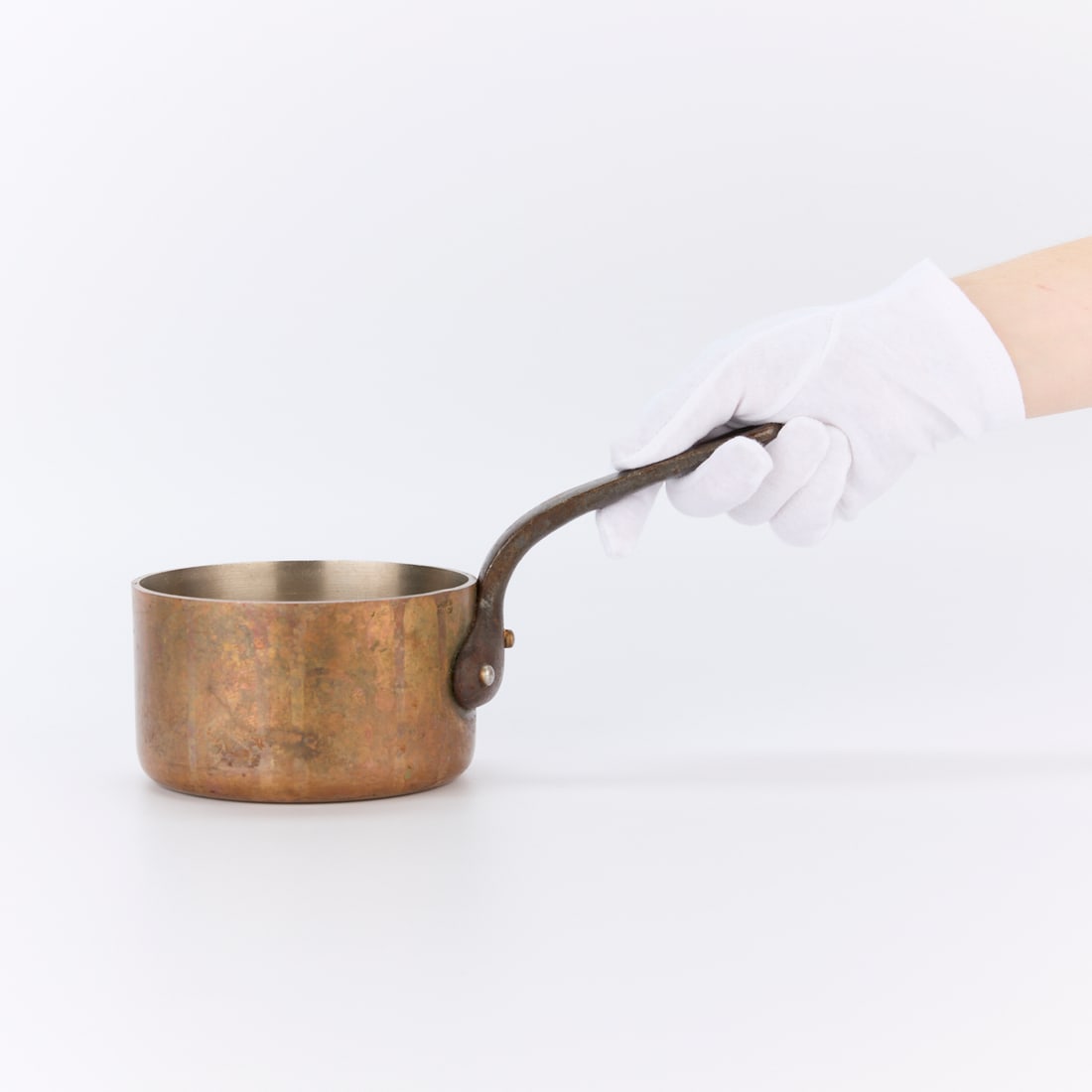 Vintage 5.5" Copper Sauce Pot (1 of 4)