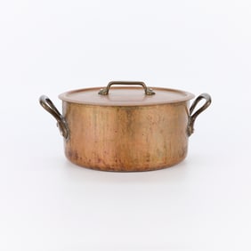 Vintage 10" Copper Soup or Stock Pot