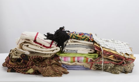 Group of Tablecloths and Table Runner Linens