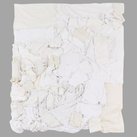 Group of Vintage White Cloth Table Linens