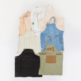 8 Vintage Rossetto Kasper Kitchen Apron Smocks