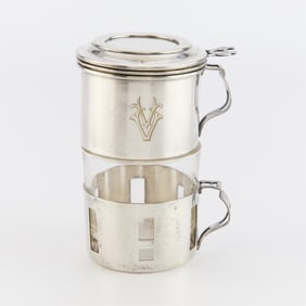 Coficup Silver Plated French Press 590.7 g