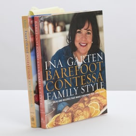 2 Ina Garten Cookbooks & Interview Notes - Signed