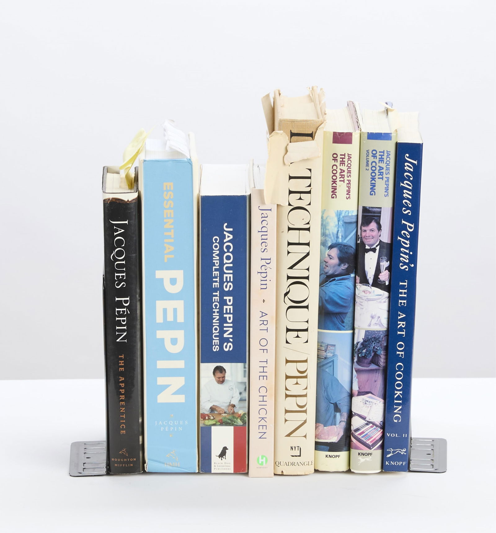 Grp of Jacques Pepin Cookbooks Incl. Signed Books (1 of 2)