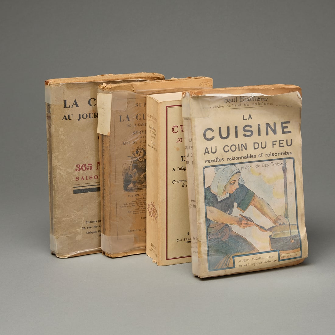 Group of 4 Vintage French Cuisine Cookbooks (1 of 1)