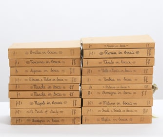 19 Vintage "In Bocca" Italian Cookbooks
