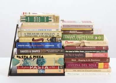 Group of Italian Cookbooks