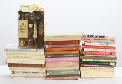 Group of Italian Cuisine & Culture Cookbooks