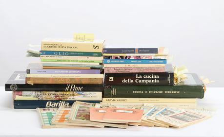 Group of Vintage Italian Language Cookbooks