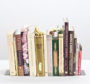 Group of Italian Cuisine Cookbooks