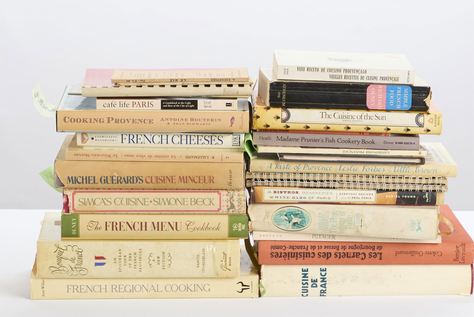 Group of French Cookbooks and Literature (1 of 1)