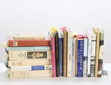 Group of French Cuisine Cookbooks