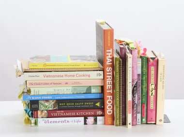 Group of Thai, Vietnamese, and Cambodian Cookbooks