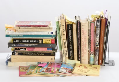 Group of Chinese and Chinese-American Cookbooks