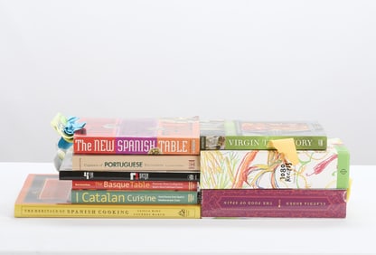 Group of Spanish and Portuguese Cookbooks