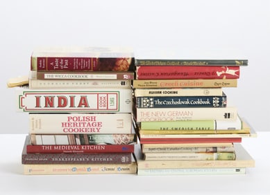 Group of Cookbooks - International & Medieval