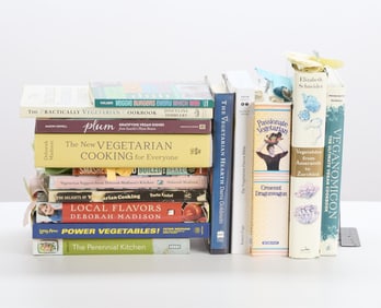 Group of Vegetarian & Vegetable Cookbooks