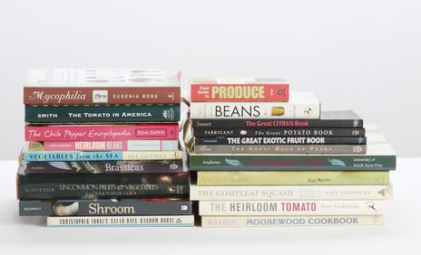 Group of Vegetable & Fruit Cookbooks