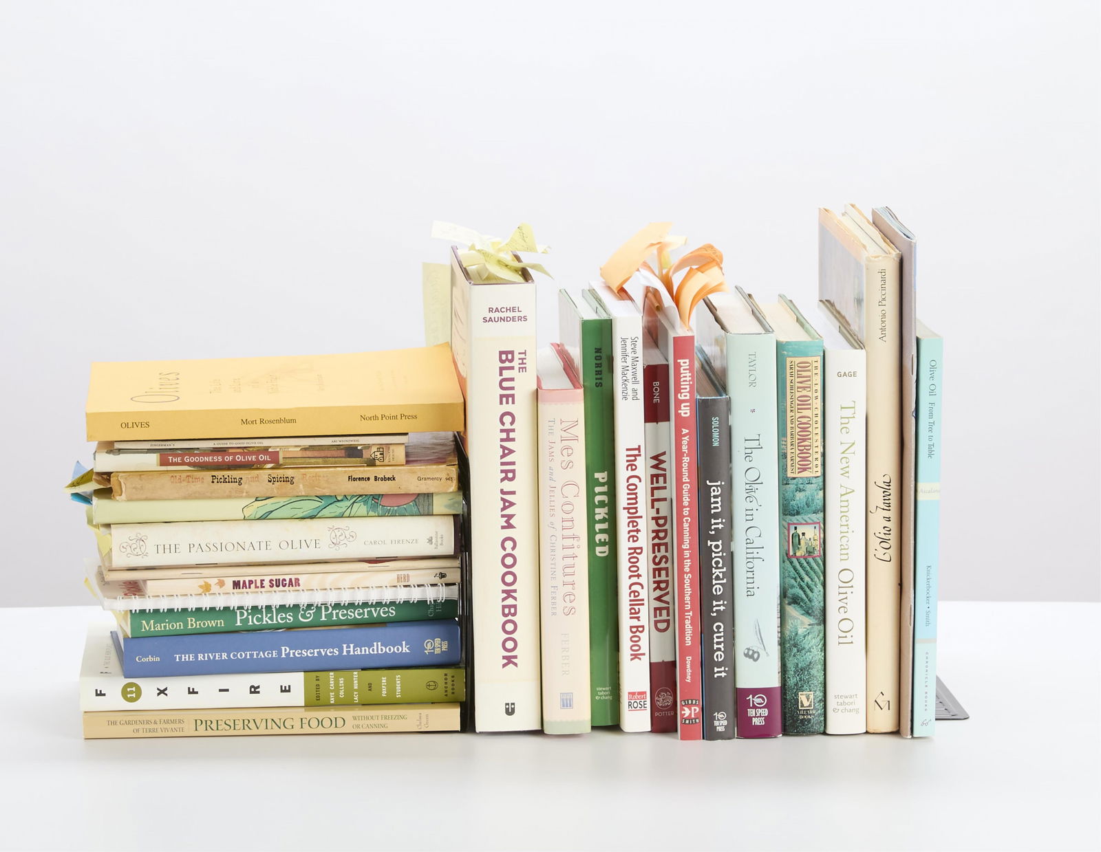 Group of Olive Oil & Preservation Cookbooks (1 of 1)